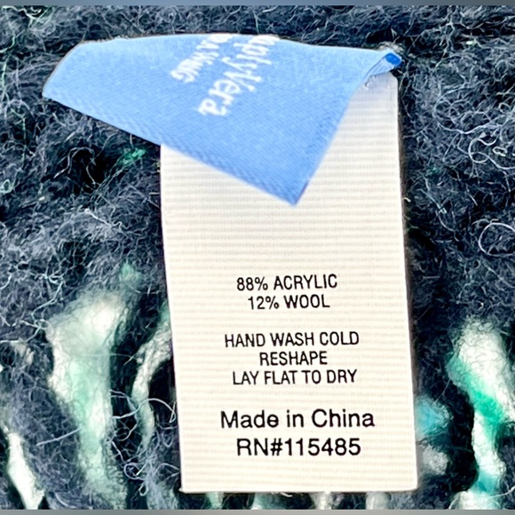 NWOT Simply Vera Vera Wang Knit Scarf & Ombré Gloves - Picture 7 of 12